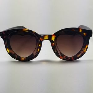 Nordstrom Tortoise Shell Heart Sunglasses